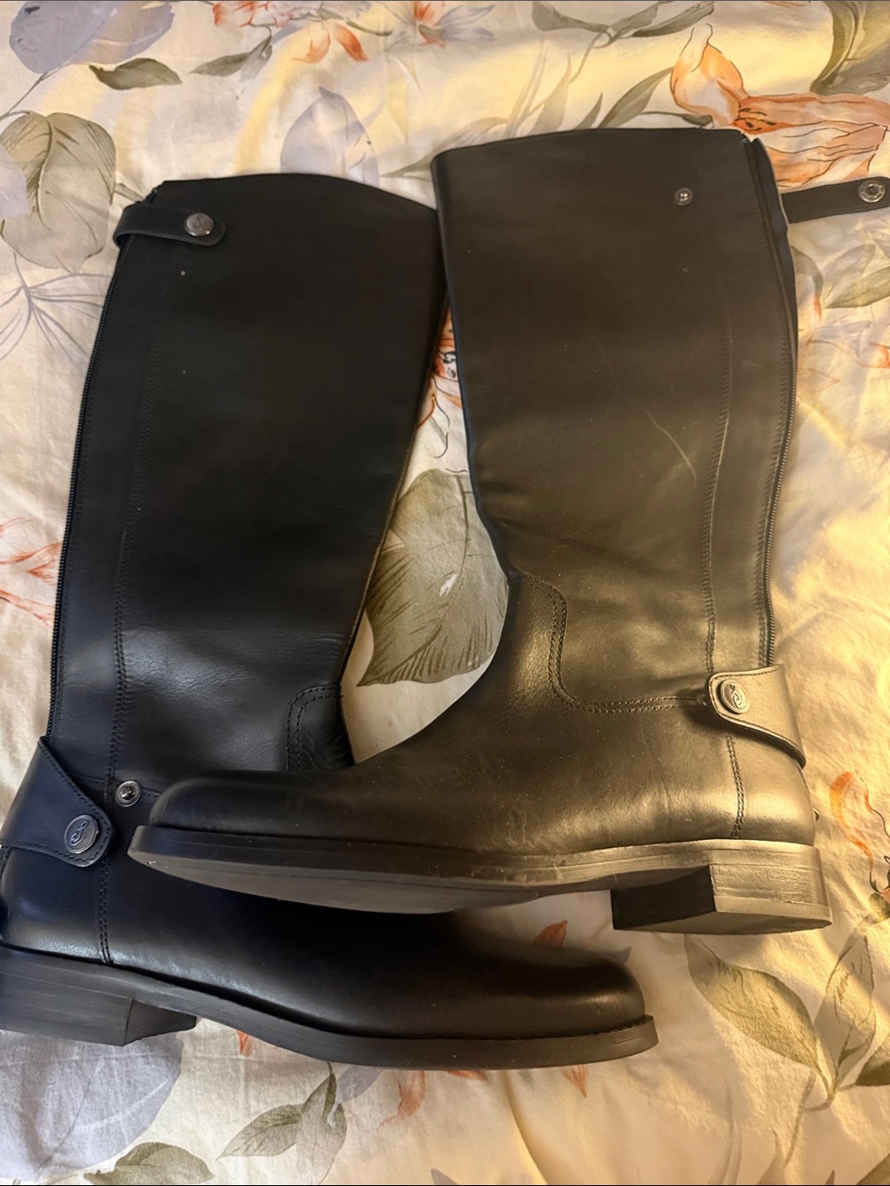 Sam Edelman Black Tall Riding Boots - Picture 1 of 2